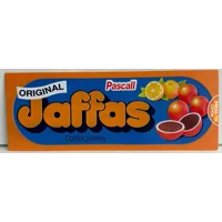Jaffas Embossed Rolled Edge Metal Sign