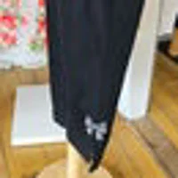 Black & White Gingham Bow Capris by Retro America