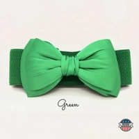 Elasticised Belt with Bow