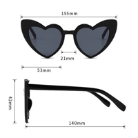 Heart Catseye Sunglasses