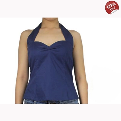50% Off Plain Halter Top