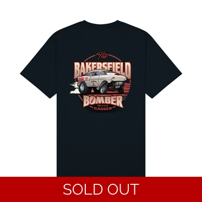 Mens Bakersfield Bomber Vintage Gasser Tee