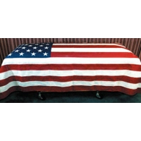USA Ceremonial Flag in Wooden Frame