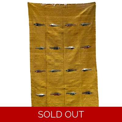 Wool Thunderbird Blanket - Made in Mexico