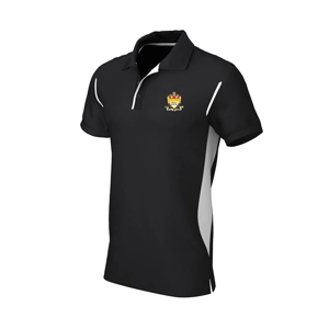 Premium Polo Shirt - Black/White
