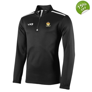 VX3 Fortis Youth Half Zip Sweat - Black/White