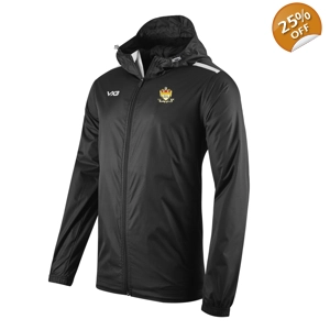 VX3 Fortis Youth Full Zip Rain Jacket - Black/White