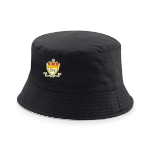 Beechfield Reversible Bucket Hat - Black/Grey