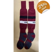 Cleve 2023/2024 Match Socks - Maroon