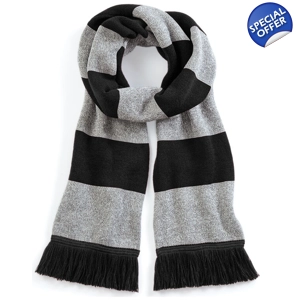 Cleve Stadium Scarf - Black/Grey