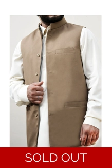 Waist Coat Plain Light ..