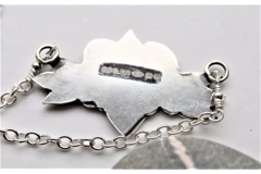Sterling silver Tattoo inspired Friendship Pendant