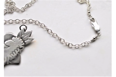 Sterling silver Tattoo inspired Friendship Pendant
