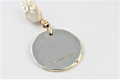 9ct and Sterling petite Mountains Pendant