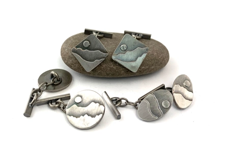 Sterling Mountain Cufflinks Sterling Mountain Cufflinks