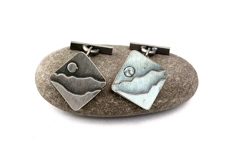 Sterling Mountain Cufflinks