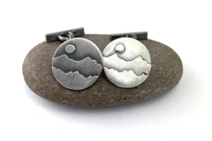 Sterling Mountain Cufflinks