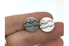 Sterling Mountain Cufflinks