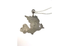 Jo’s Silver Phoenix Pendant With Yellow Sapphire