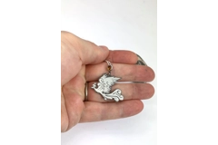 Jo’s Silver Phoenix Pendant With Yellow Sapphire