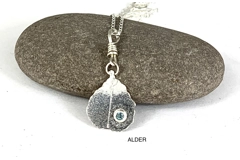 Celtic Tree Calendar Leaf Pendants