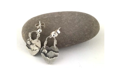 Heart of the Lakes Mountain Earrings