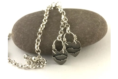 Ajustable Heart Charm Bracelet