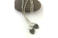 Ajustable Heart Charm Bracelet