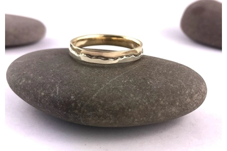 9ct gold 4mm Mountain Ring 9ct gold 4mm Mountain Ring