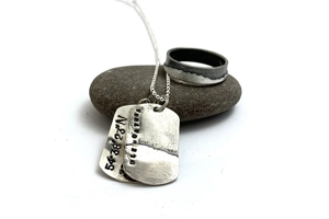 Mountain Dog Tag Pendant