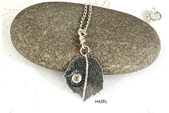 Celtic Tree Calendar Leaf Pendants