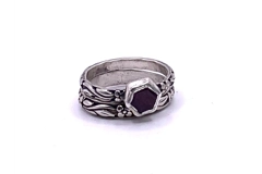 Pattern Band Stacking Set- Ruby