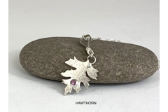 Celtic Tree Calendar Leaf Pendants