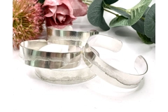 Silver Three Peaks Cuff