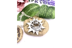 Sunny Mountains Cut Out Pendant