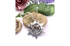 Sunny Mountains Cut Out Pendant