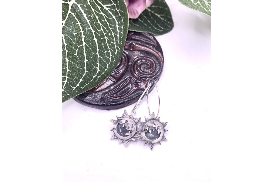 Sunny Mountains Cut Out Earrings