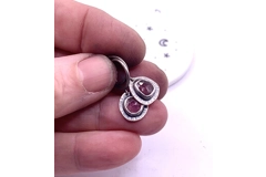 Wainrights Northern Fells Pendant and Earring Set with pink Tourmaline