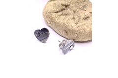 Whernside Heart Stud Earrings