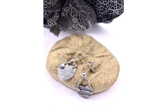 Whernside Heart Drop Earrings