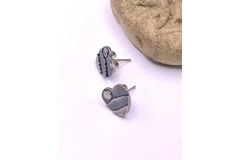 Whernside Heart Stud Earrings