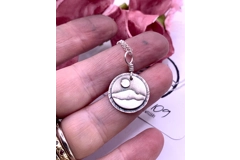 Small Round Mountain Pendant