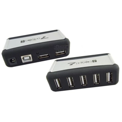 Hi-Speed USB 7 Port HUB Powered + AC Adapter Cable