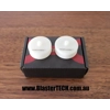 Worker White Straight Grooved Lightweight Flywheels