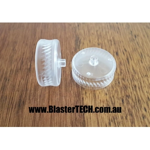 Worker Clear Angled Grooved Flywheels