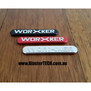 Worker Nameplate Logo Metal Sticker