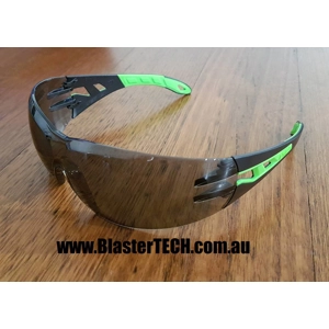 Safety Glasses Uvex Pheos Black/Green arms, Smoke lens