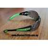 Safety Glasses Uvex Pheos Black/Green arms, Smoke lens