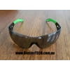 Safety Glasses Uvex Pheos Black/Green arms, Smoke lens