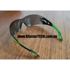 Safety Glasses Uvex Pheos Black/Green arms, Smoke lens